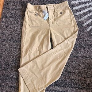 J. Crew Tan Ankle Cropped Pants